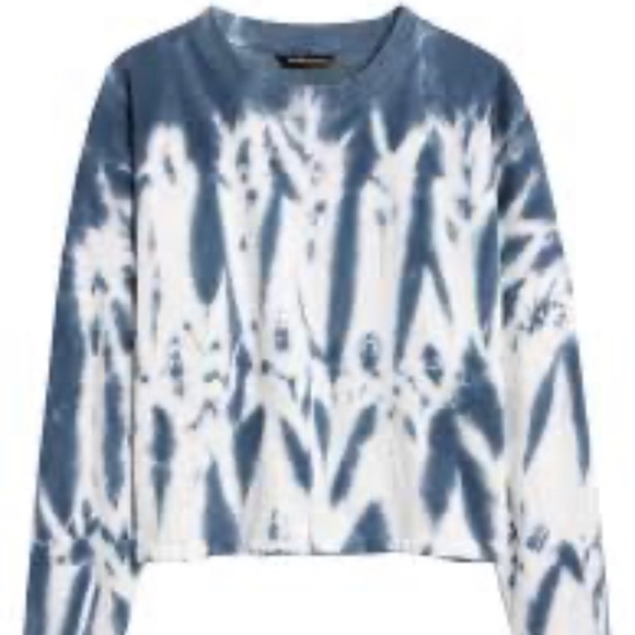 banana republic tie dye sweatshirt